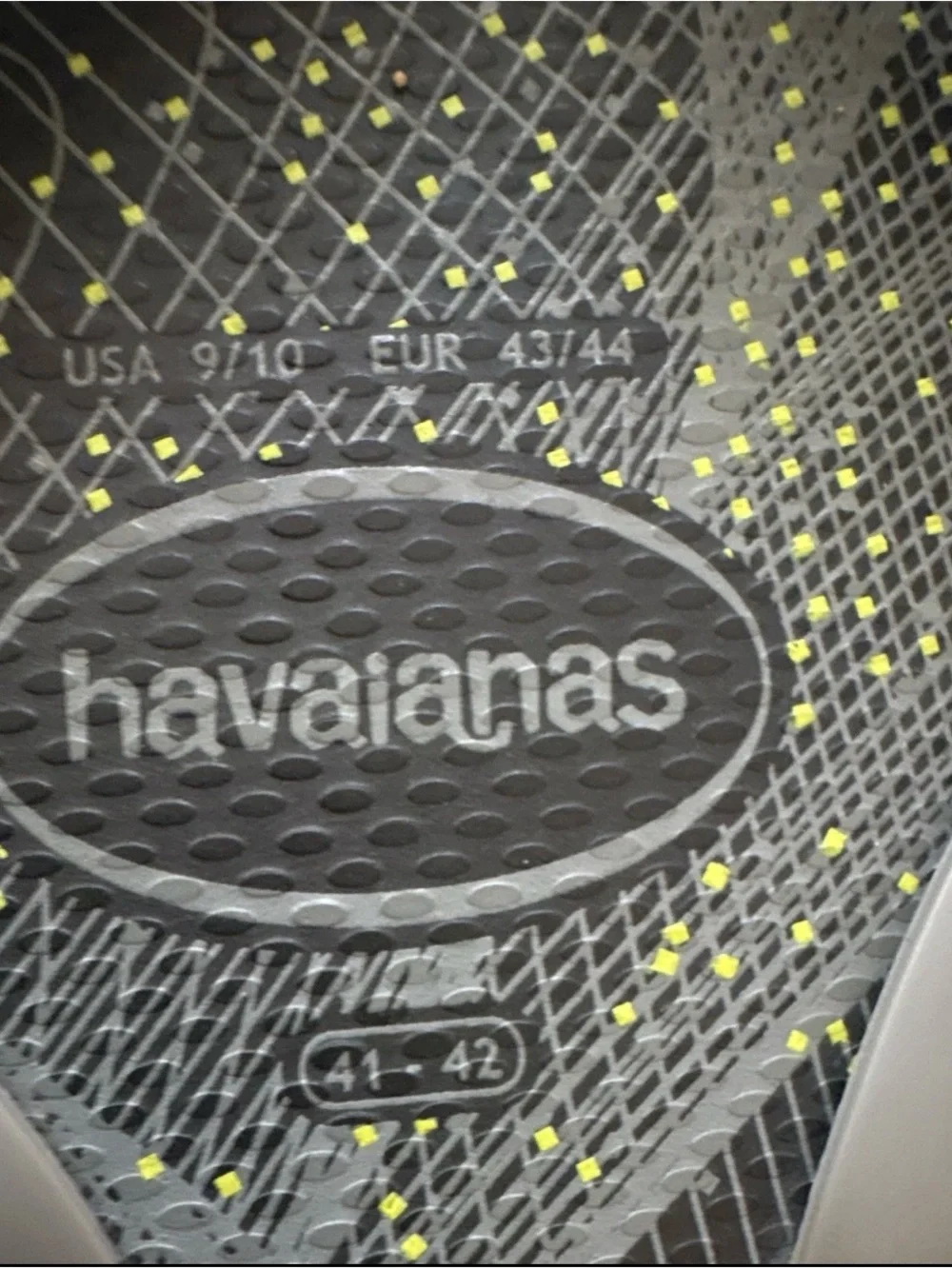 Havaianas Kids Blue and Gray Graphic Flip Flops
